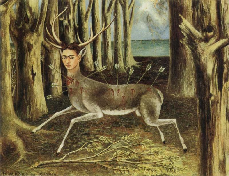 Frida Kahlo Wounded deer oil painting image